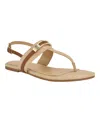 Calvin Klein Women's Bettia Flat Slingback Sandals In Neutral