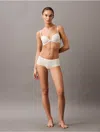 Calvin Klein Women's Bonded Flex Boyshort In Glass Yellow