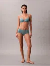 Calvin Klein Women's Bonded Flex Bikini In Green