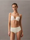 Calvin Klein Women's Bonded Flex Seamless High Rise Brief In Glass Yellow