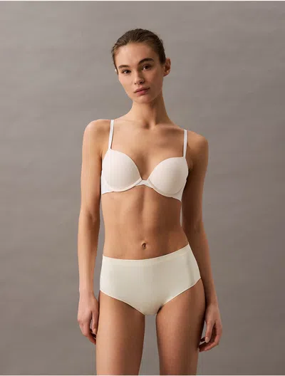 Calvin Klein Women's Bonded Flex Seamless High Rise Brief In Glass Yellow
