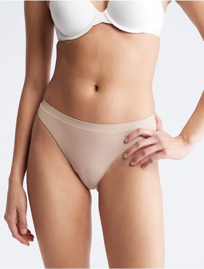 CALVIN KLEIN WOMEN'S BONDED FLEX THONG