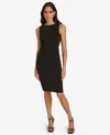 Calvin Klein Women's Boatneck Sheath Knee-length Dress In Multi