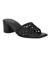Calvin Klein Women's Brianny Woven Slip-on Sandals In Black