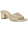 Calvin Klein Brianny Sandal In Gold