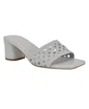 Calvin Klein Women's Brianny Woven Slip-on Sandals In Light Blue