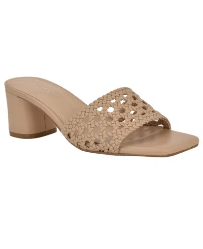 CALVIN KLEIN WOMEN'S BRIANNY WOVEN SLIP-ON SANDALS