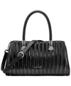 Calvin Klein Women's Brigette Patent Piping Mini Satchel Bag In Multi