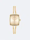 Calvin Klein Women's Brushed Dial Bangle Watch In Gold