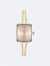 Calvin Klein Women's Brushed Dial Bangle Watch In Gold