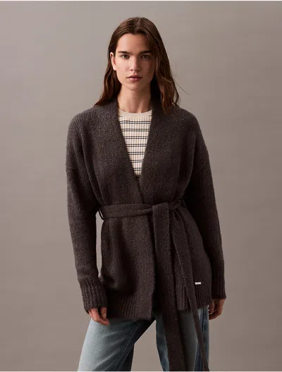 Calvin Klein Women's Brushed Wool Blend Cardigan