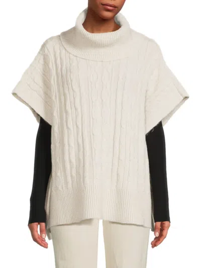 Calvin Klein Women's Cable Knit Vest In White