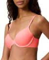 Calvin Klein Women's Microfiber Stretch With Lace String Bikini In Exquisite Pink