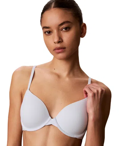 Calvin Klein Women's  Perfectly Fit Lightly Lined Full Coverage T-shirt Bra F3837 In Plein Air
