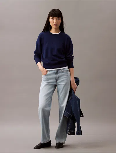 Calvin Klein Women's Cashmere Crewneck Sweater