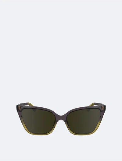Calvin Klein Women's Cat Eye Sunglasses In Purple
