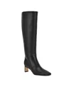 Calvin Klein Caterine Knee High Boot In Black