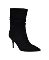 Calvin Klein Women's Cerine Stiletto Heel Dress Booties In Black Suede