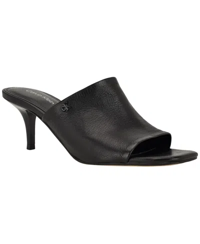 Calvin Klein Women's Chaney Slip-on Sandals In Black