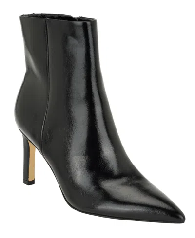 Calvin Klein Women's Chrysta Pointed Toe Stiletto Dress Booties In Black