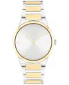 Calvin Klein Women's Ck Linear Elegance Two-tone Bracelet Watch, 35mm In Two Tone