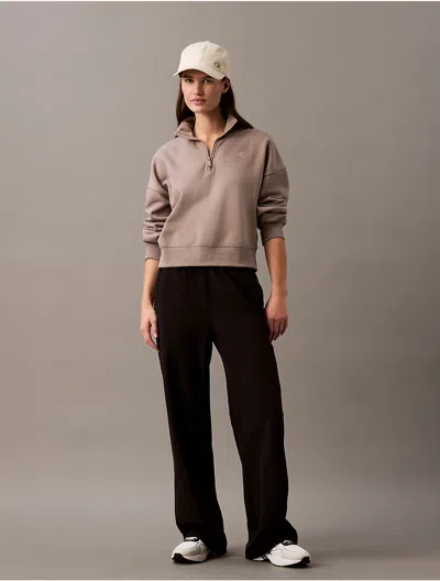 Calvin Klein Women's Ck Sport Woven Mesh Pant In Black