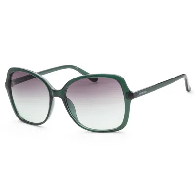 Calvin Klein Women's Ck19561s-360 Fashion 57mm Milky Emerald Sunglasses In Green
