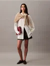 Calvin Klein Women's Classic Button-down Tunic Shirt In Vanilla Ice