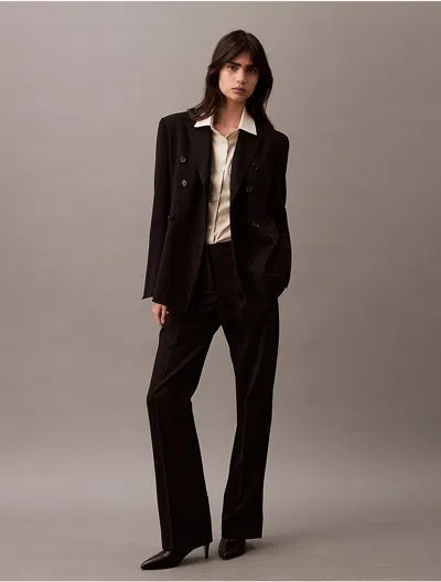 Calvin Klein Women's Classic Wool Gabardine Trouser