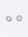 Calvin Klein Women's Contoured Earrings In Silver