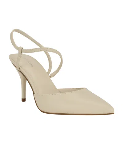 Calvin Klein Women's Cordera Pointy Toe Stiletto Pumps In Ivory