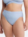 Shop Calvin Klein Women's Core Tonal High Waist Bikini Bottom