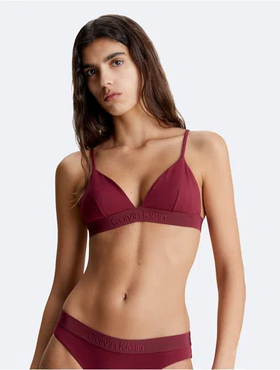 Calvin Klein Women's Core Tonal Triangle Bikini Top