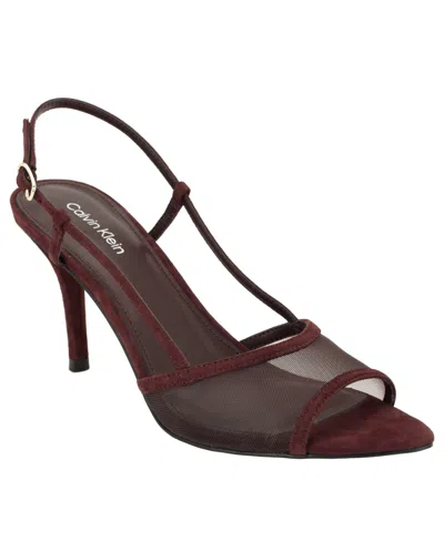 Calvin Klein Women's Corette Mesh Slingback Stiletto Sandals In Multi