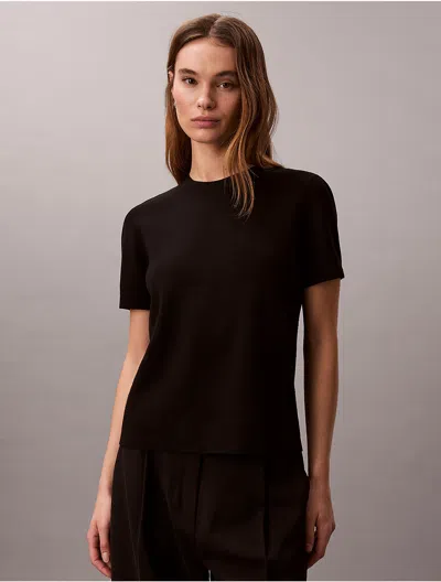 Calvin Klein Women's Cotton Classic T-shirt In Black