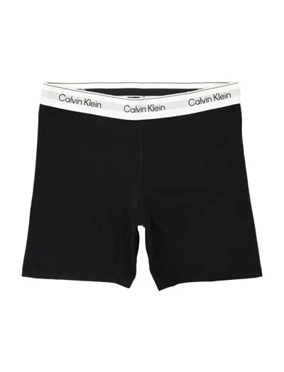 Calvin Klein Women's Cotton Modal Boxer Briefs In Blu