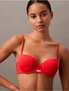 Calvin Klein Women's Cotton Modal Signature Demi Bra In Molten