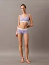 Calvin Klein Women's Cotton Modal Stretch Rib Boyshort