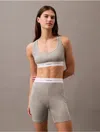 Calvin Klein Women's Cotton Modal Stretch Rib Lightly Lined Bralette