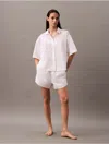 Calvin Klein Women's Cotton Poplin Lounge Shorts