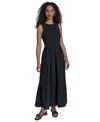 Calvin Klein Women's Cotton Smocked Tiered Maxi Dress