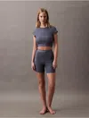 Calvin Klein Women's Cotton Stretch Rib Bike Shorts