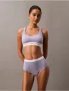 Calvin Klein Women's Cotton Stretch Rib High Rise Brief
