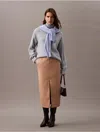 Calvin Klein Women's Crepe Midi Pencil Skirt