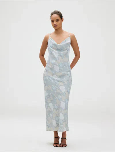 Calvin Klein Women's Crepe Printed Slip Dress