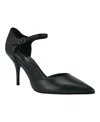 Calvin Klein Women's Crimza Pointy Toe Stiletto Heel Dress Pumps In Dark Green Leather