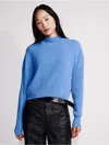 Calvin Klein Women's Cropped Cashmere Crewneck Sweater