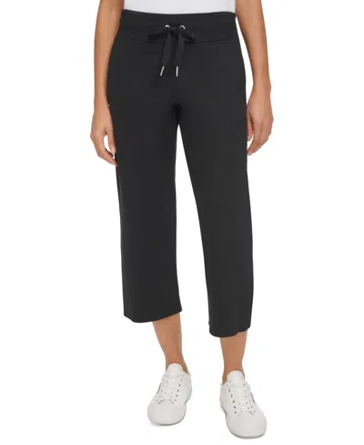 CALVIN KLEIN WOMEN'S CROPPED DRAWSTRING-WAIST PANTS