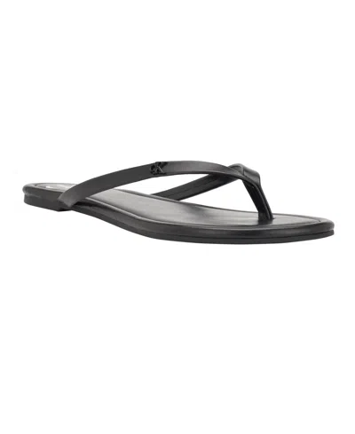CALVIN KLEIN WOMEN'S CRUDE FLAT THONG SANDALS