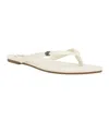 Calvin Klein Women's Crude Slide On Casual Flat Sandals In Cream